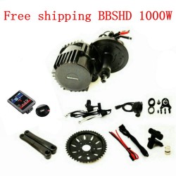 8Fun Bafang BBSHD BBS03 Mid Drive Motor 48V 1000W 46T Ebike Kits With C965 LCD Display